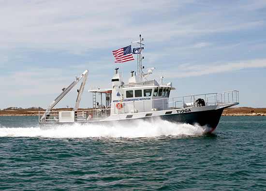 R/V Tioga, WHOI's coastal research vessel
