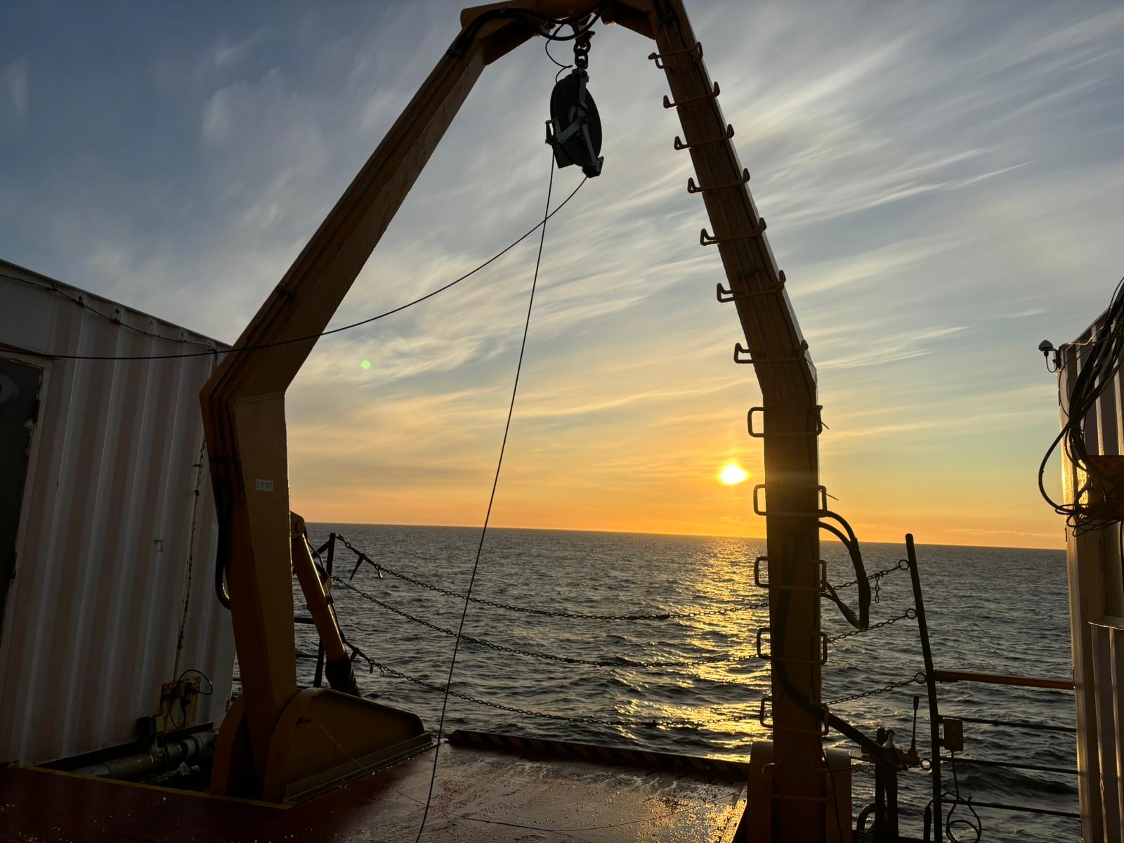 Sunrise on the starboard side (Photo by Jennifer Kosty)