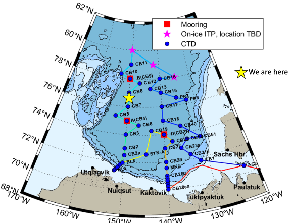 Map of our current location.