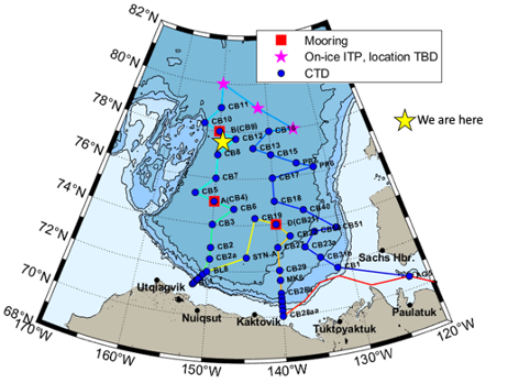 Map of our current location.