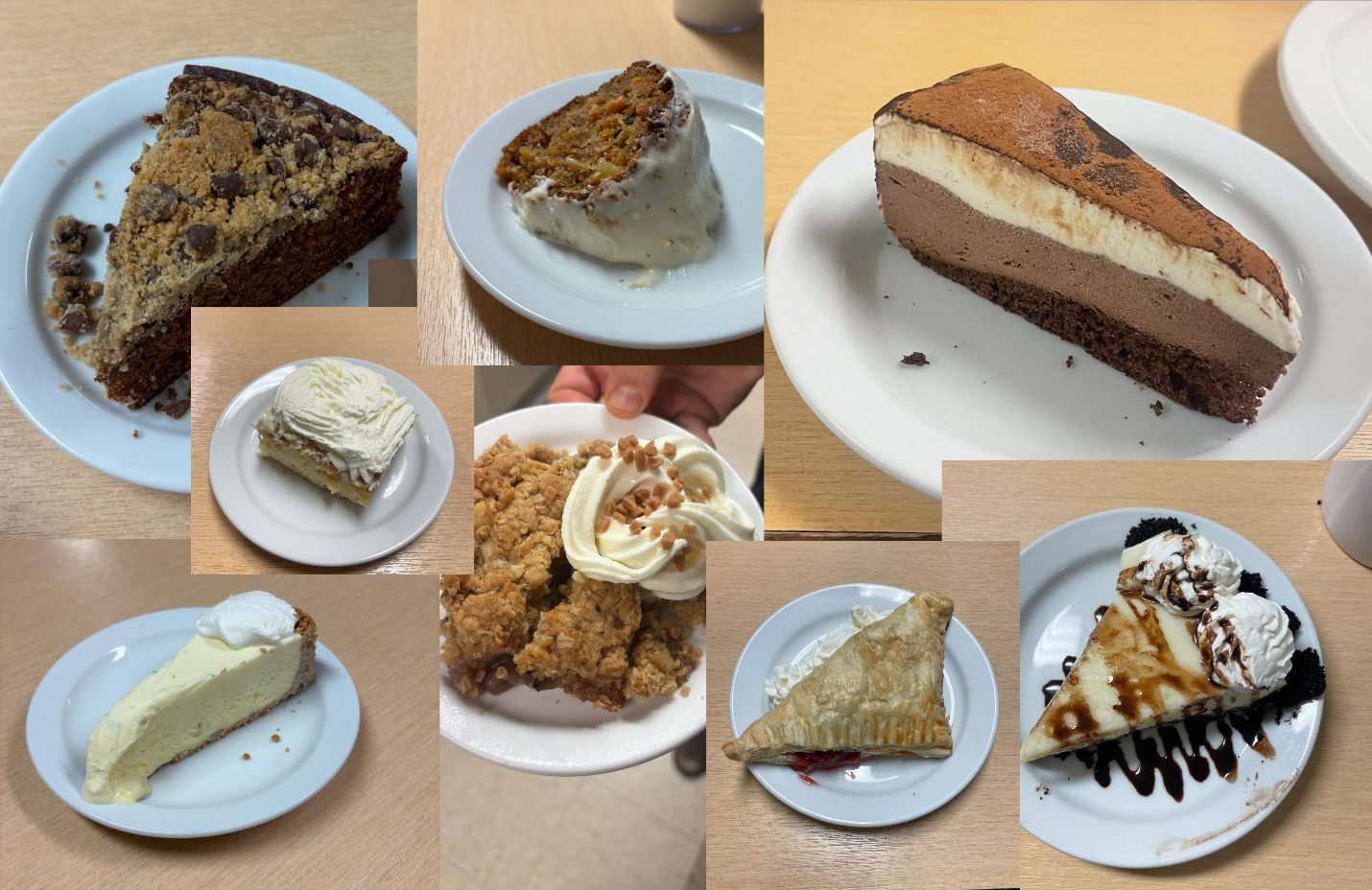 Picture5 Photo 3: Some of the desserts served on the Louis. Photos by Jennifer Kosty and Tsukushi Komura.