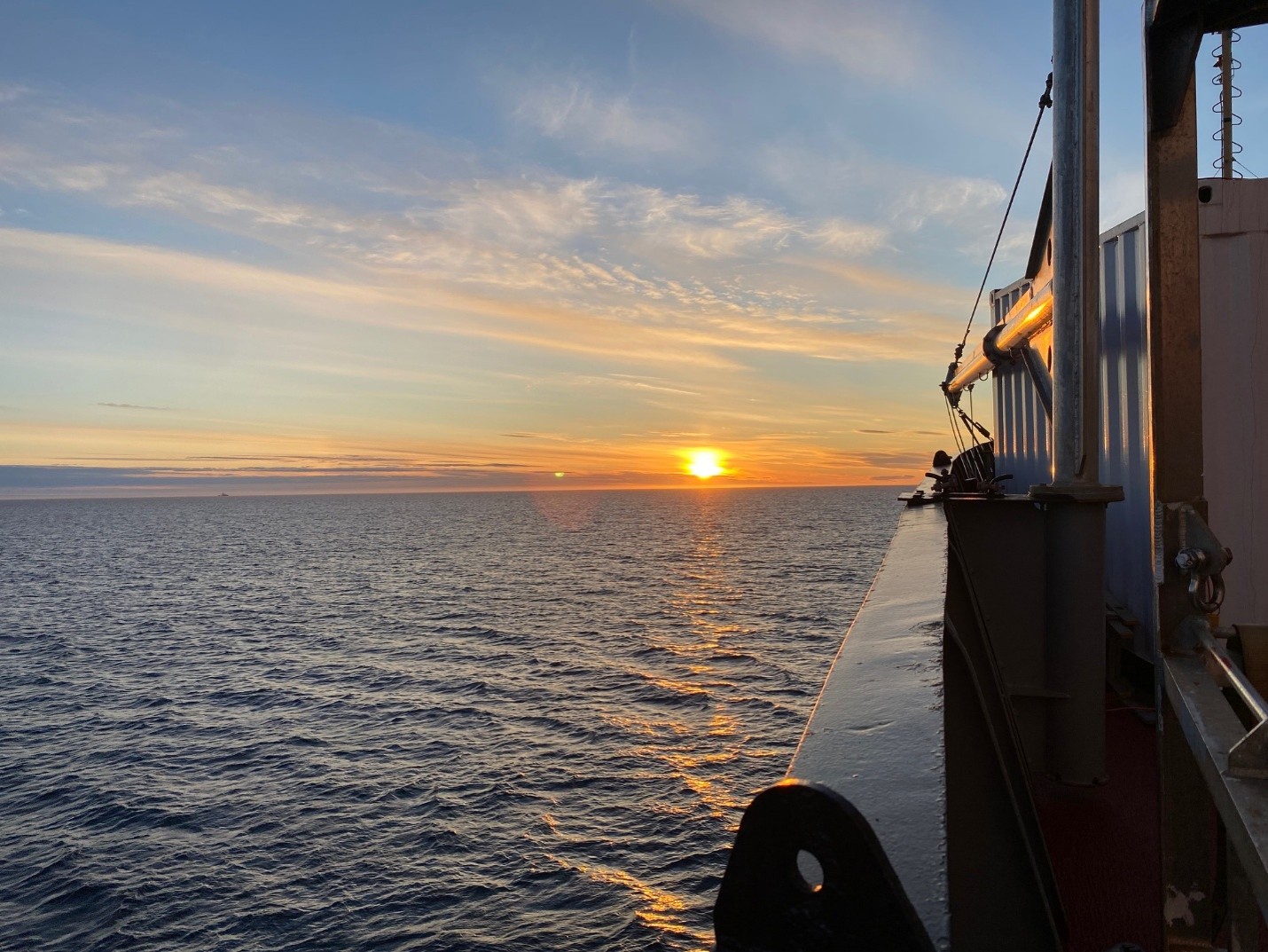 Sunset over Cambridge Bay. Photo by Monika Loevenmark.