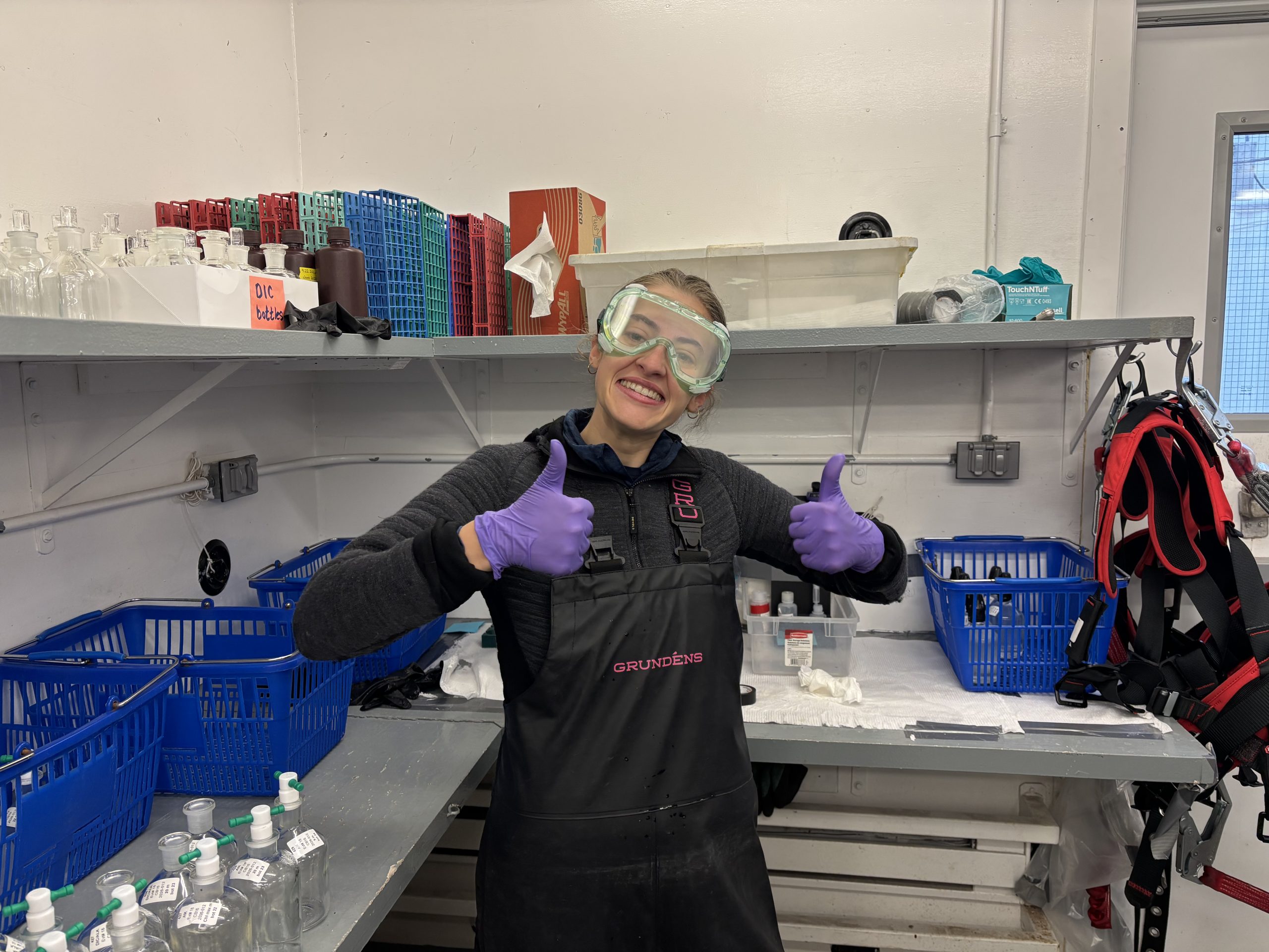 Happy Birthday to Mackenzie Mueller! Mackenzie is one of the rosette watch-standers and our on-board biotoxin specialist. Photo by Jennifer Kosty. 