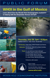 Public Forum: WHOI in the Gulf of Mexico