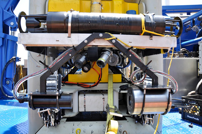 This specialized tool was used to photograph and analyze microscopic and macroscopic life in the ocean and was adapted to capture images of oil droplets in the Gulf.
