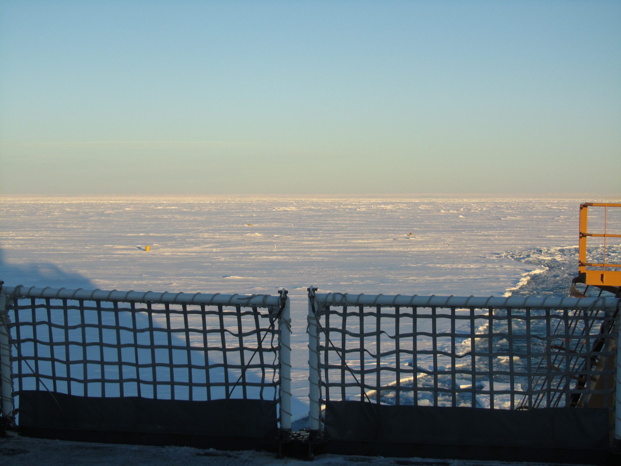 ITP 105 as deployed in SODA Cluster 3 viewed from the deck of the Healy. (Photo by Peter Koski)