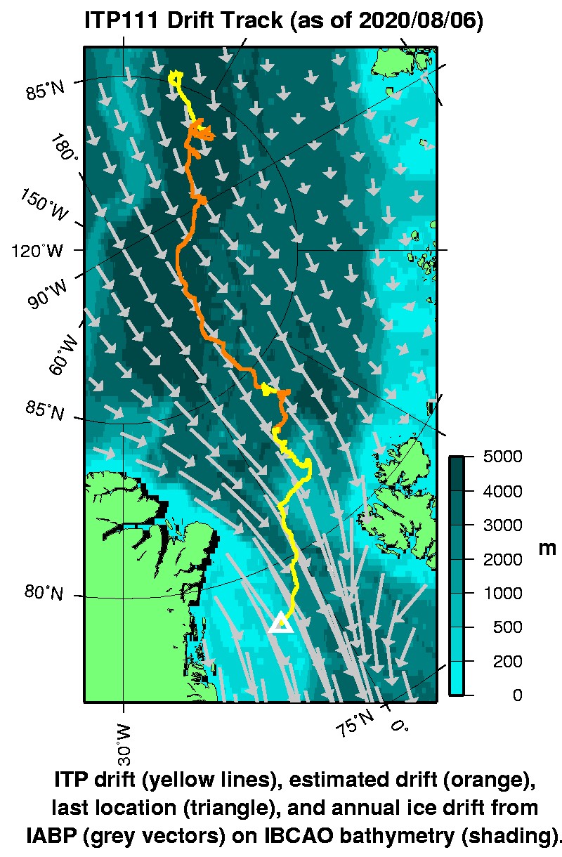 Plot of buoy locations.