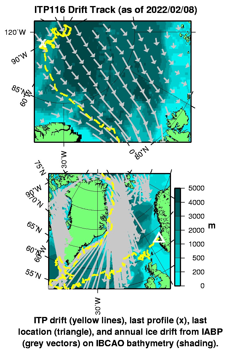 Plot of buoy locations.