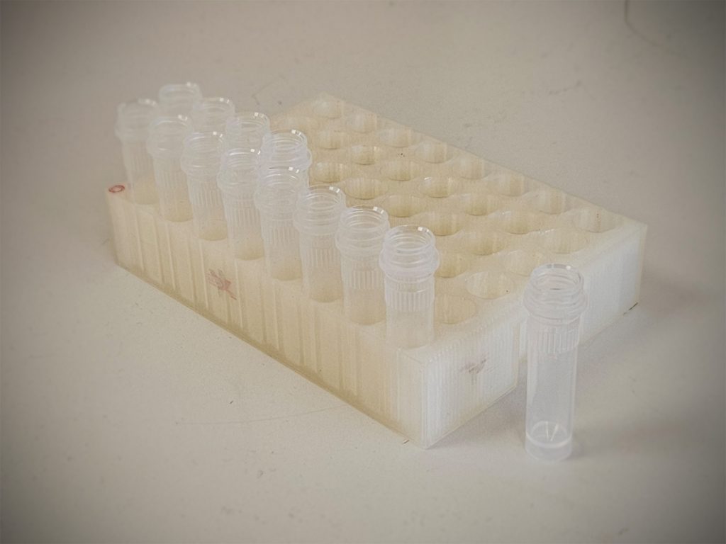 Autosampler cassette with vials (sold separately)