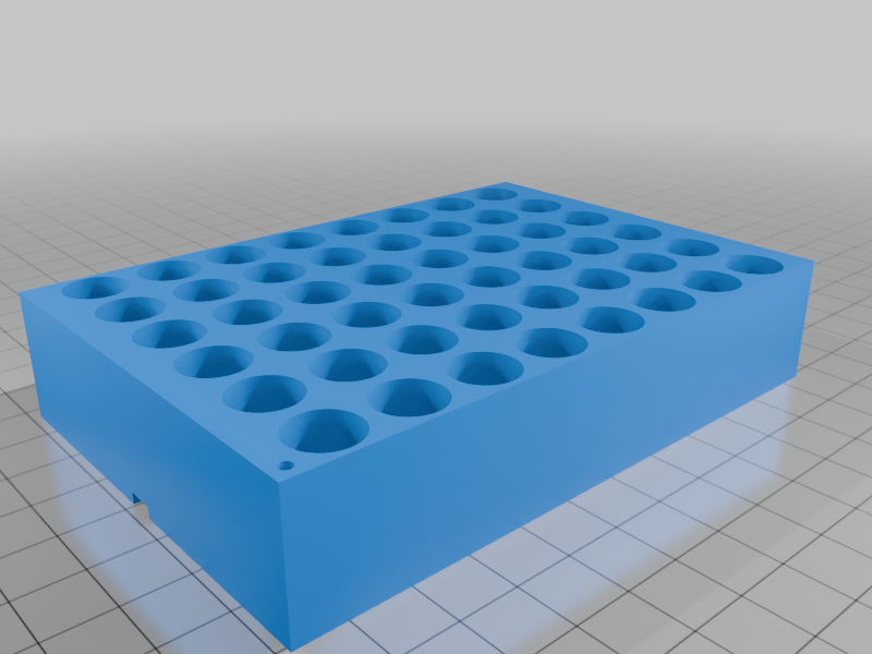 3D rendering of an autosampler cassette