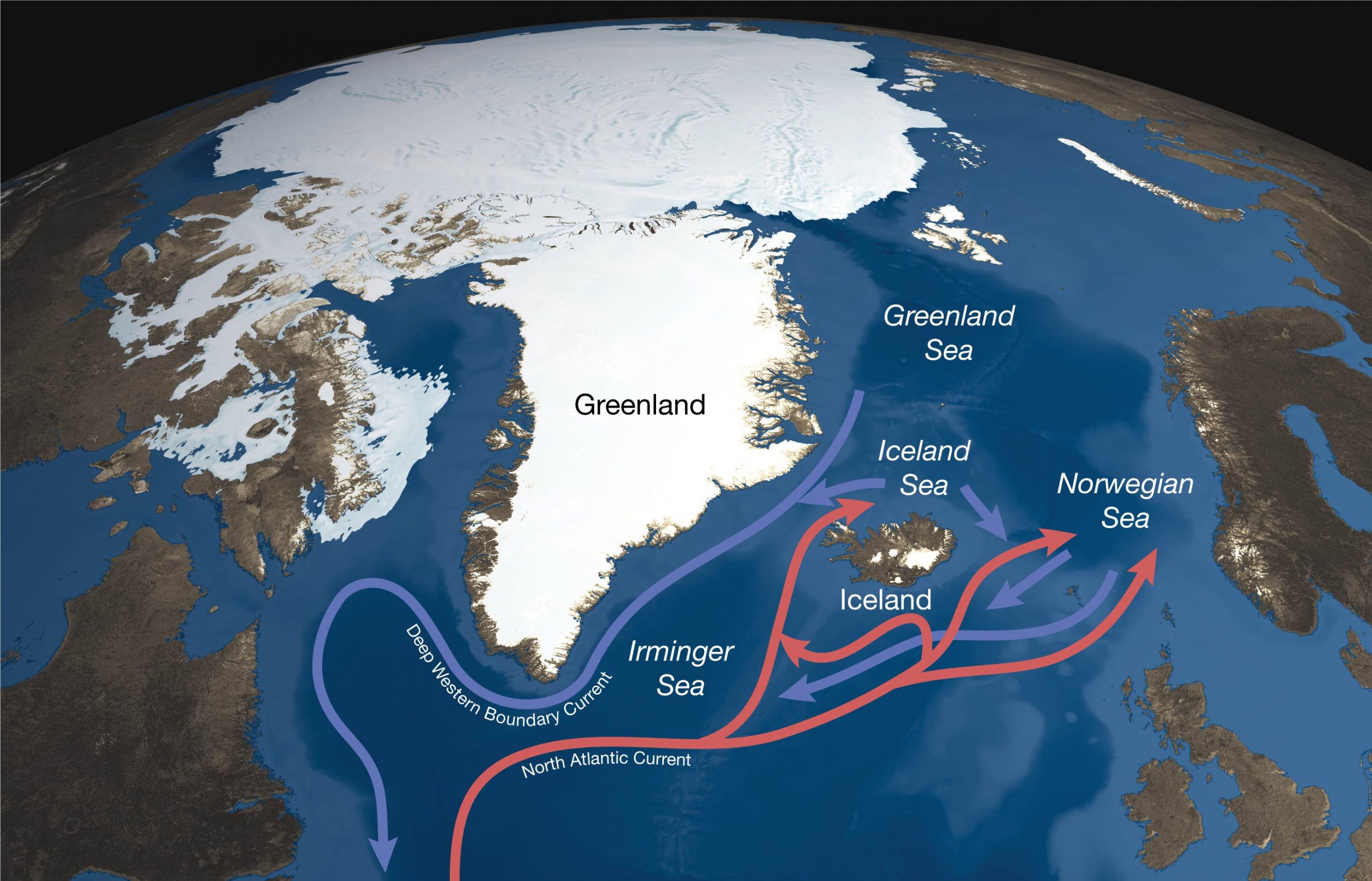 ArcticLocationMap_edit_NIJ_IFSJ Schematic of ocean currents in the Subpolar North Atlantic