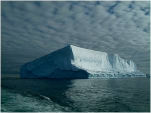 An iceberg observed in the Ross Sea.