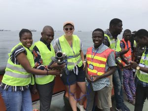 Teaching oceanographic methods in Accra, Ghana (2019)