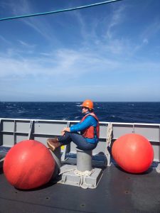 Watching the Video Plankton Record of the McGillicuddy lab come on deck (TN376, 2020)